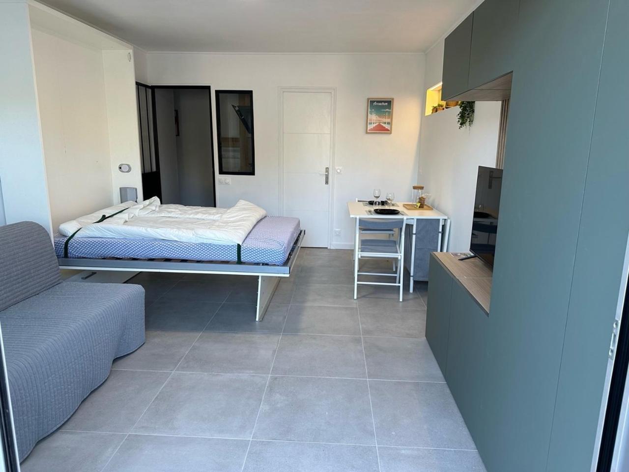 Studio Face Plage / Centre Ville Arcachon Buitenkant foto