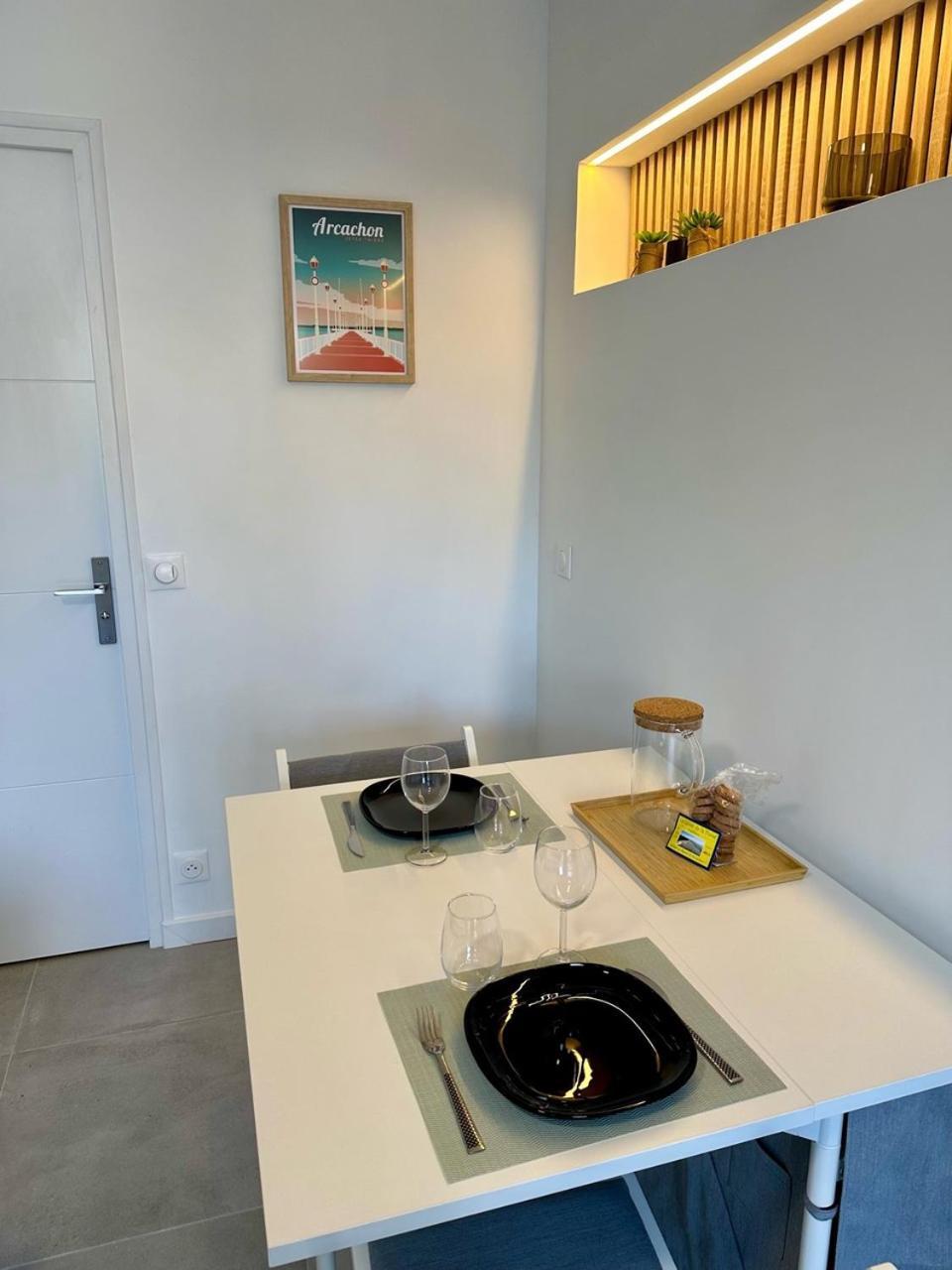 Studio Face Plage / Centre Ville Arcachon Buitenkant foto