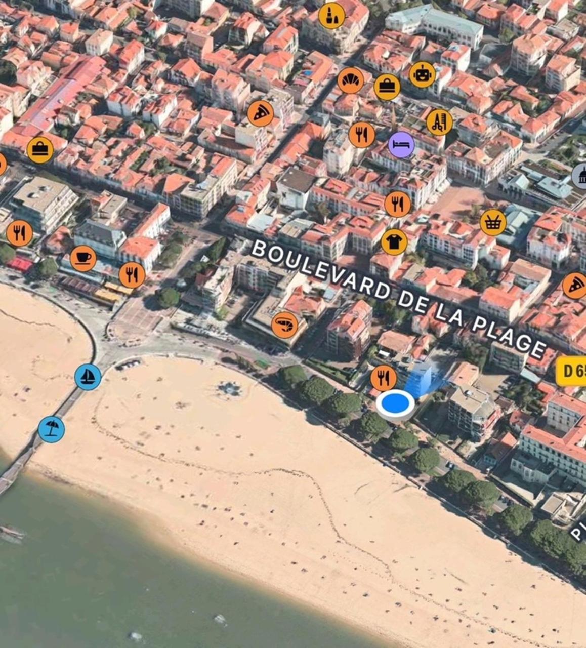 Studio Face Plage / Centre Ville Arcachon Buitenkant foto